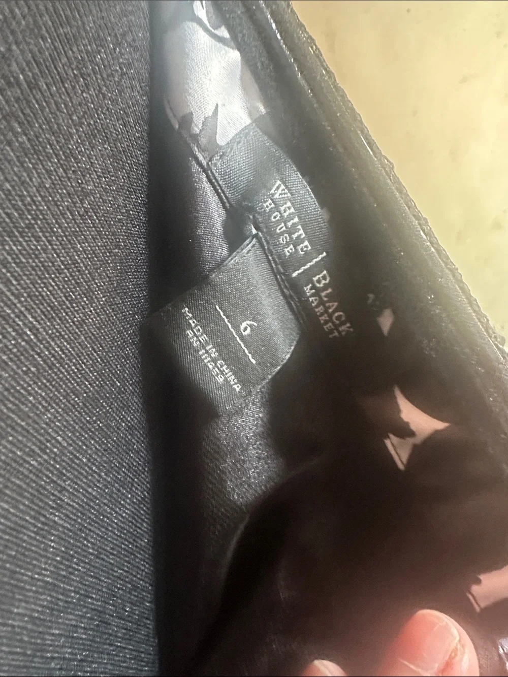 White House Black Market Black Men's Wallet
